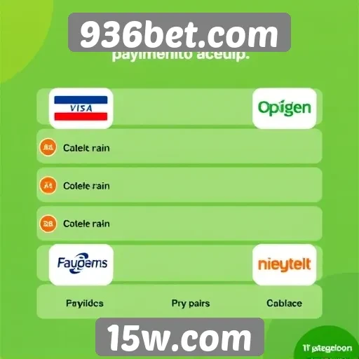 Métodos de pagamento aceitos no 936bet.com